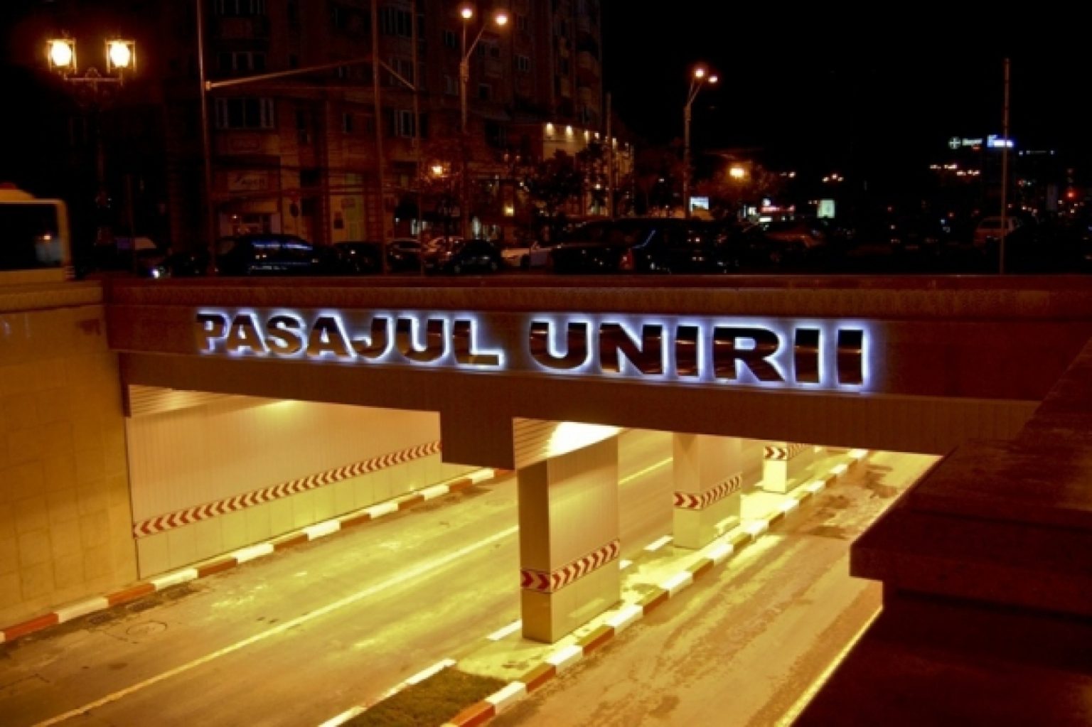 Pasajul Unirii, închis traficului rutier, marţi noapte