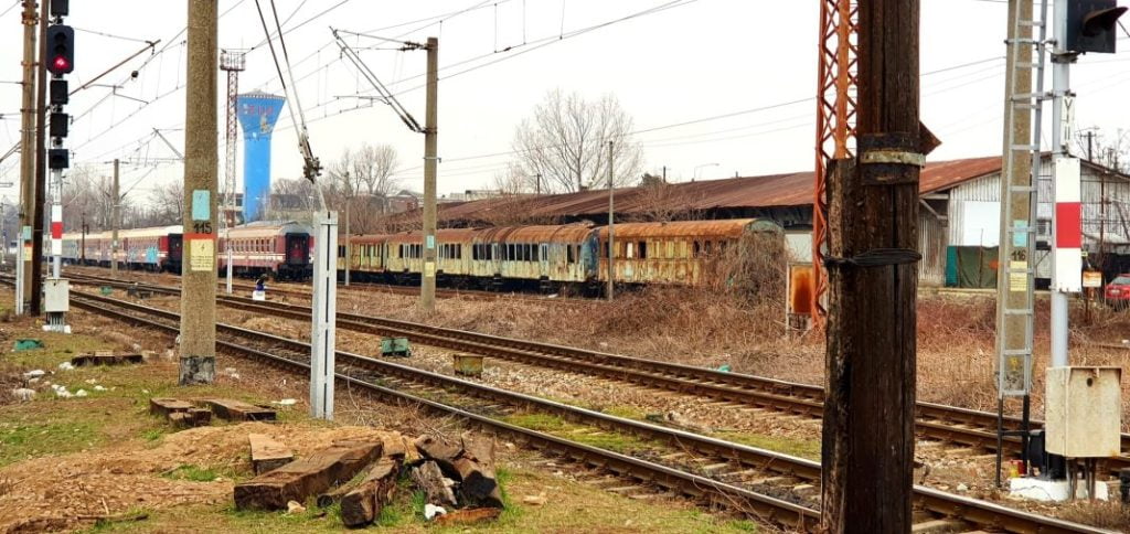 Incendiu în Gara de Sud Ploieşti Foto: Observatorul Prahovean