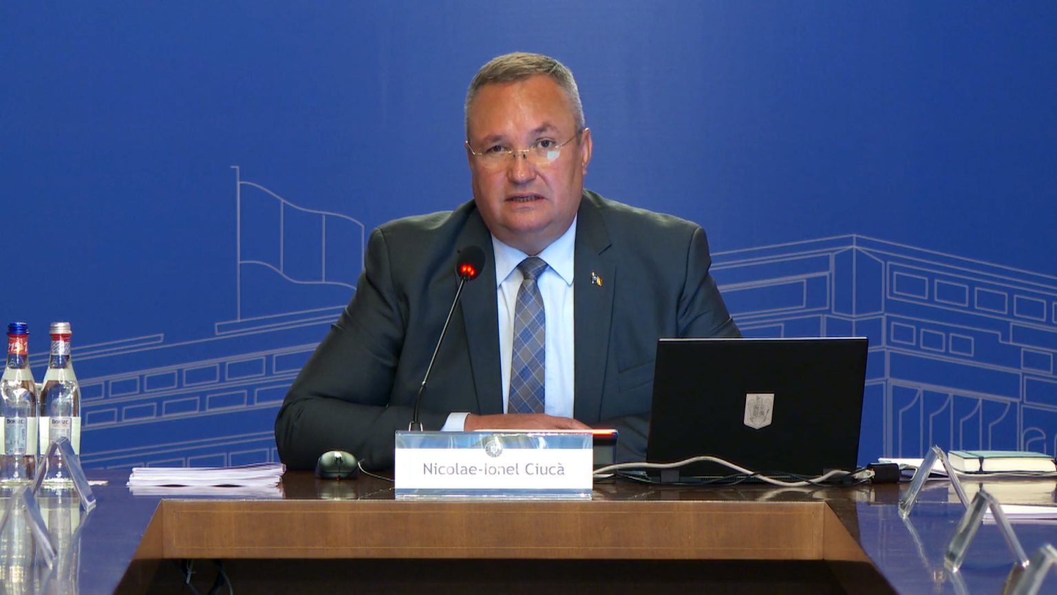 Nicolae Ciuca sedinta Guvern 16 iunie 2022 Sursa captura video FB