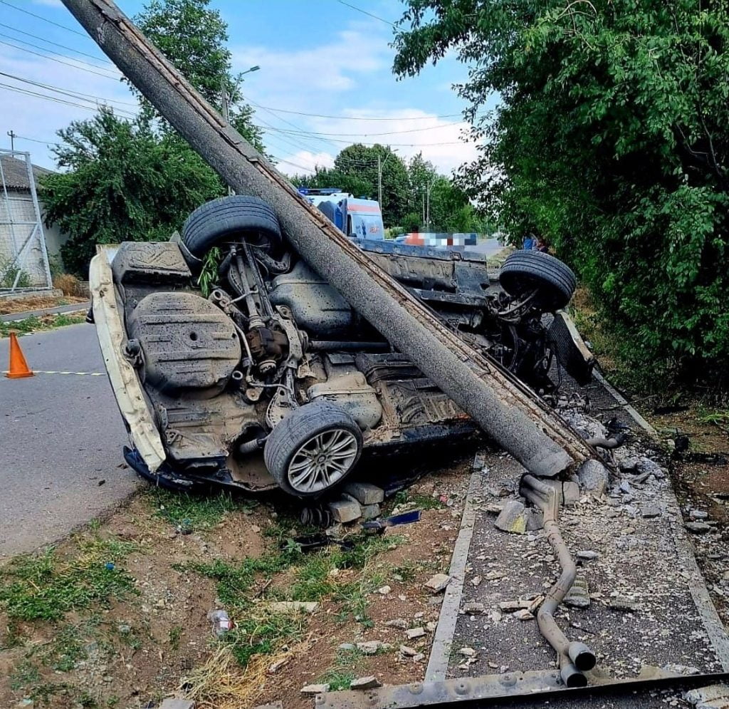 Grav accident în judeţul Giurgiu Foto: ISU Giurgiu
