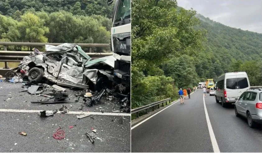 Membrii unei familii şi-au pierdut viaţa, într-un cumplit accident, pe Valea Oltului Accident cumplit pe Valea Oltului Foto: Gazeta de Sud