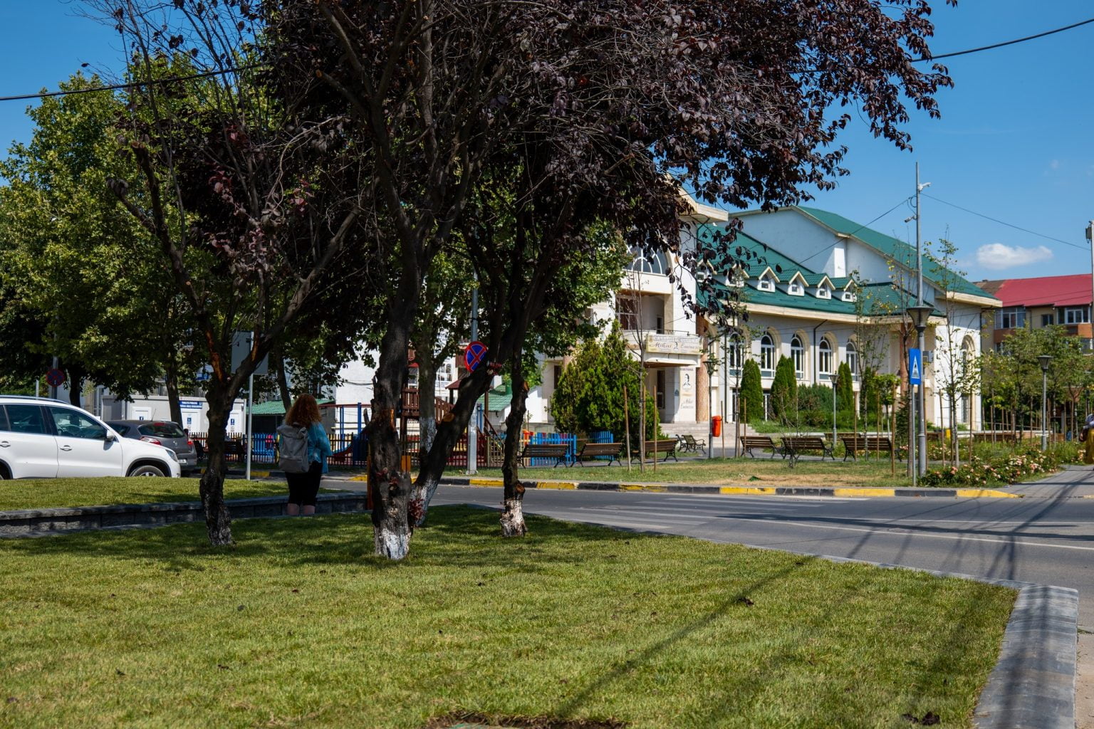 Centrul oraşului Bragadiru, tot mai frumos Lucrări de modernizare a centrului oraşului Bragadiru Foto: Primăria Bragadiru
