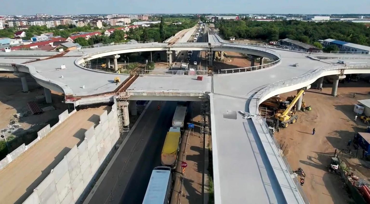 Lucrările de la pasajul Domneşti sunt în grafic şi se apropie de finalizare Foto: Irinel Ionel Scrioşteanu