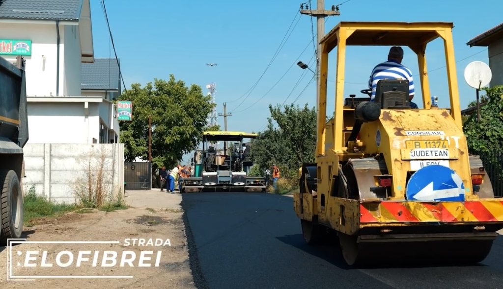 Au fost finalizate lucrările de asfaltare pe trei străzi din Bragadiru, cu sprijinul CJ Ilfov