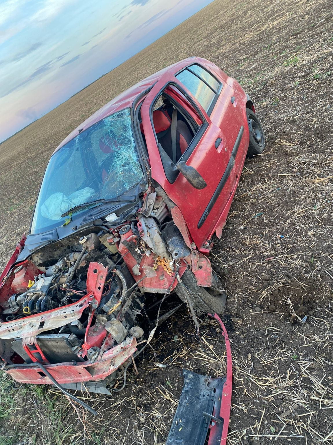 Accident spectaculos, în Teleorman Sursă foto: ExplozivNews24