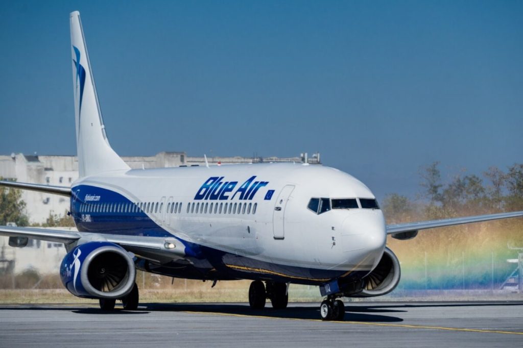 Blue Air a sistat toate zborurile, până pe 12 septembrie, din cauza conturilor blocate