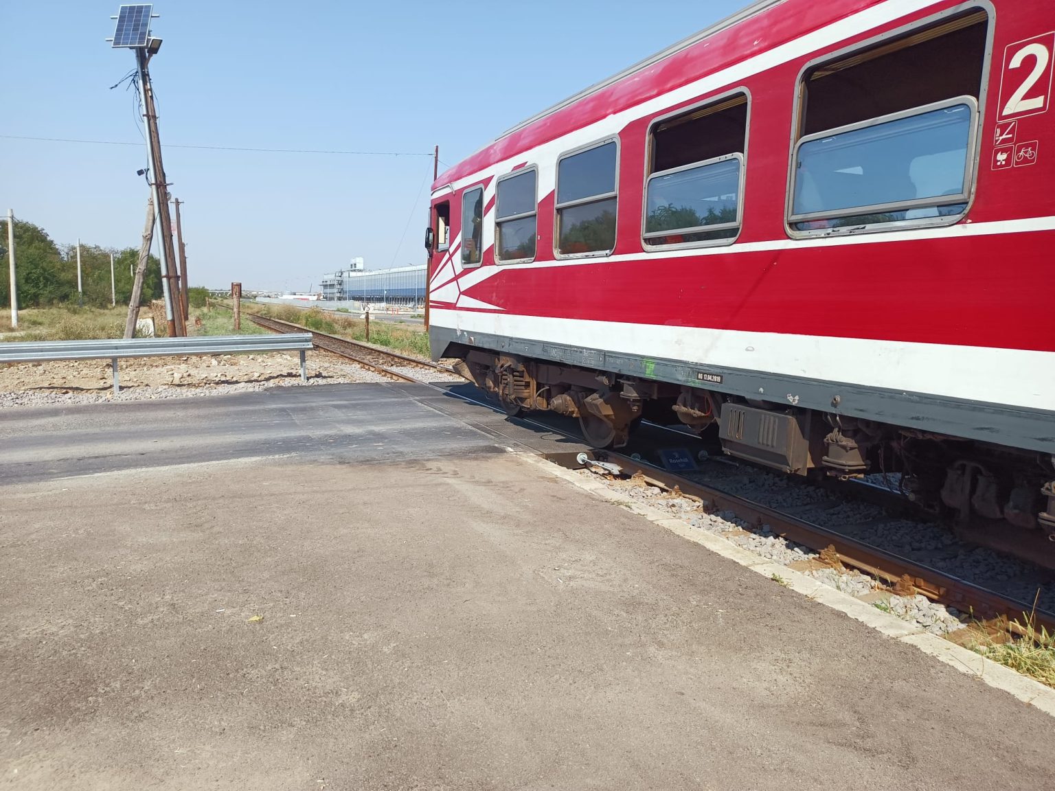 Auu fost încheiate lucrările de modernizare a trecerii la nivel cu calea ferată la Bălăceanca Foto: Primăria Cernica