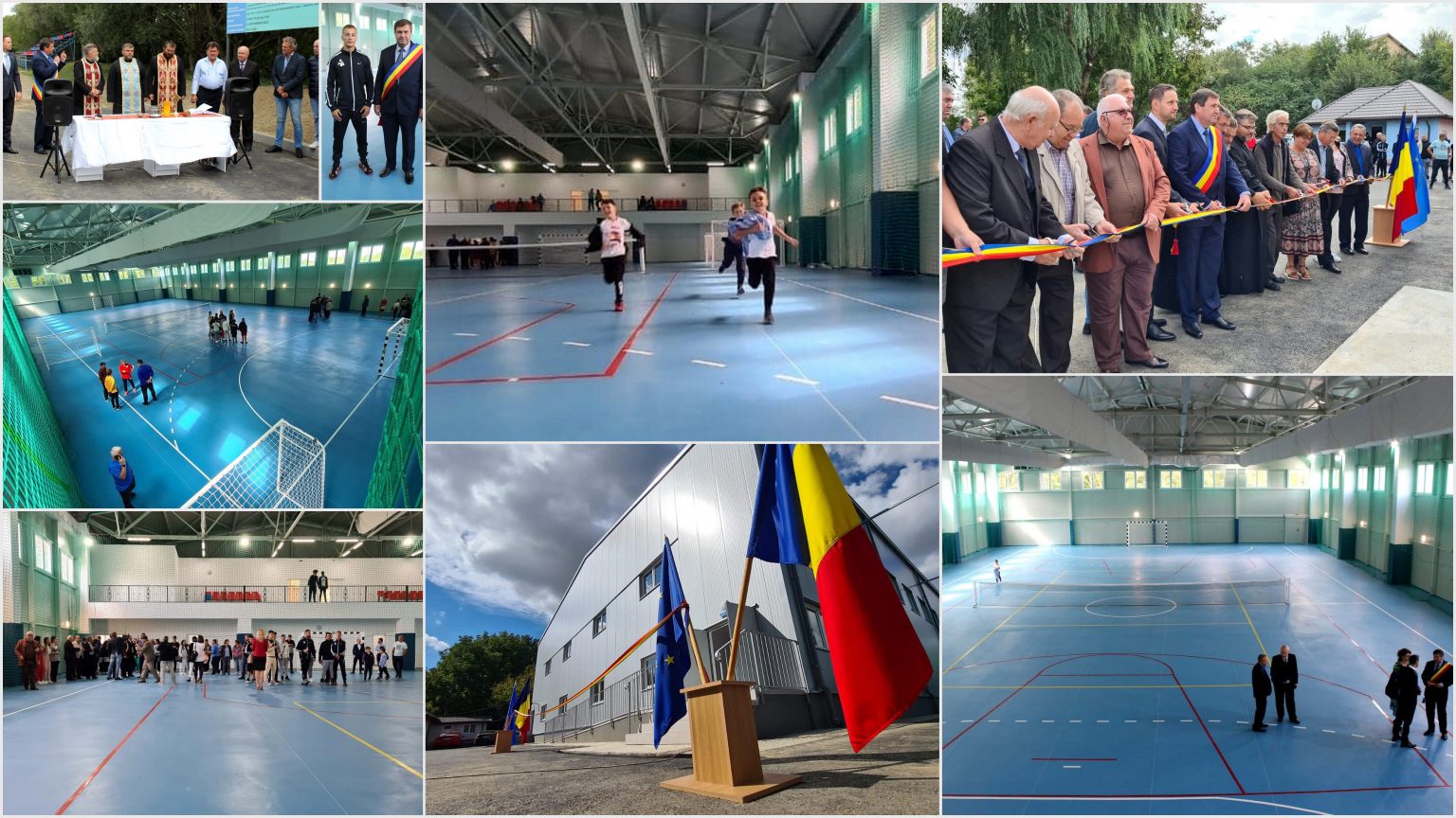 Noua sală de sport din Dragomireşti Vale a fost inaugurată joi, 22 septembrie