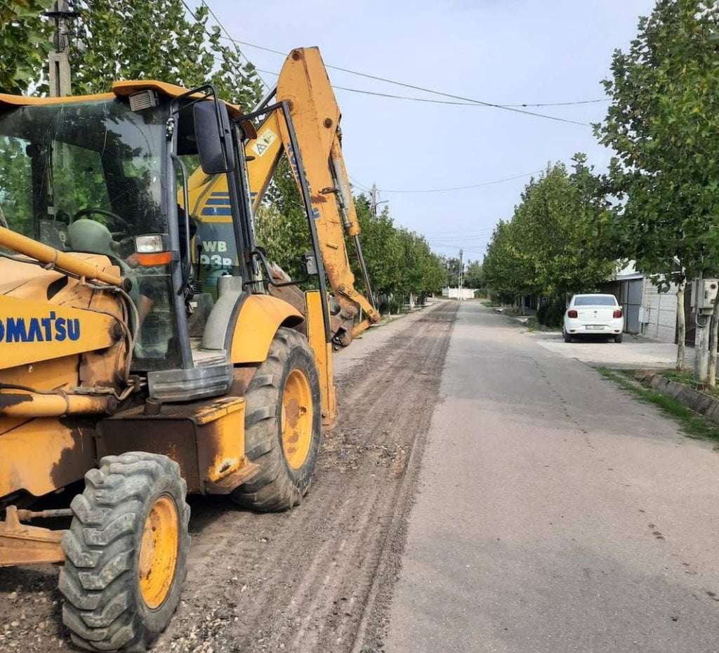 Lucrări de refacere a infrastructurii rutiere, pe două străzi din GLINA Foto: CJ Ilfov
