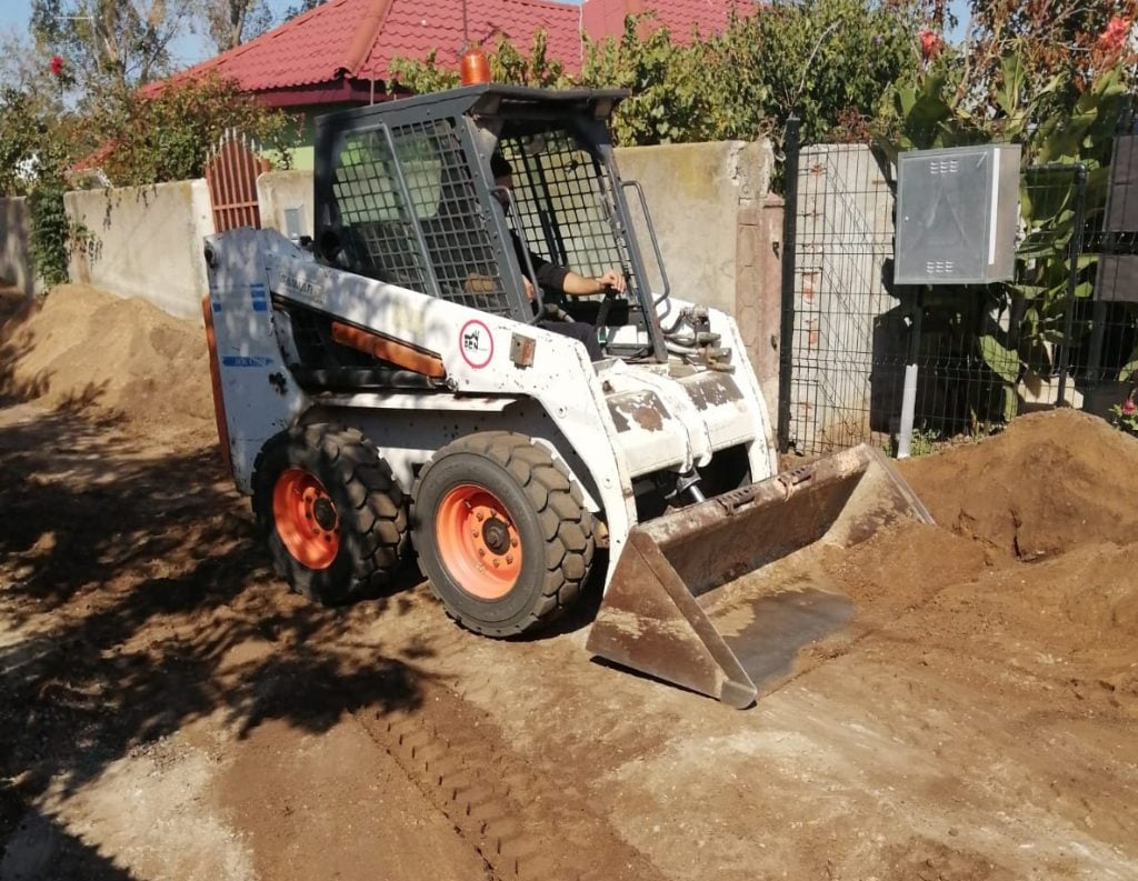 Lucrări de infrastructură, în satul Căldărarul din comuna Cernica Foto: Prrimăria Cernica
