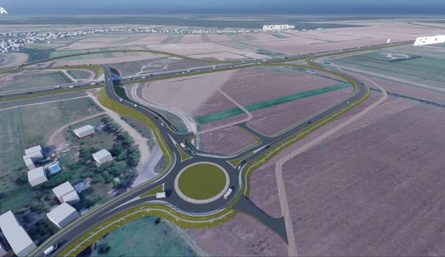 Nodul rutier Autostrada 3- Drum Judeţean 101C din zona Gruiu-Nuci a fost avizat