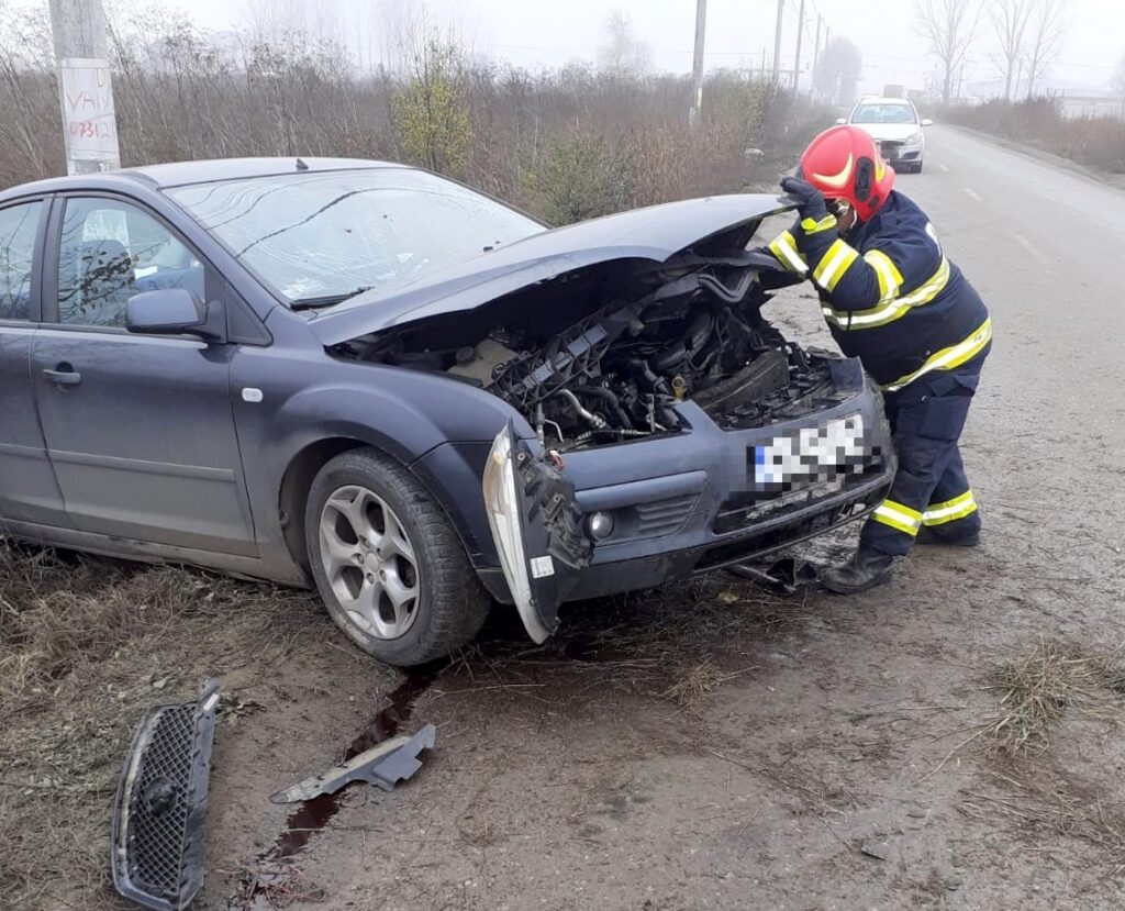 Accident în judeţu Giurgiu Foto: ISU Giurgiu