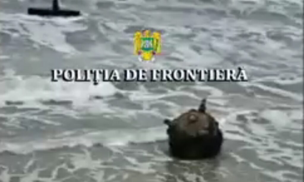 Mină marină, descoperită pe o plajă din Sfântul Gheorghe