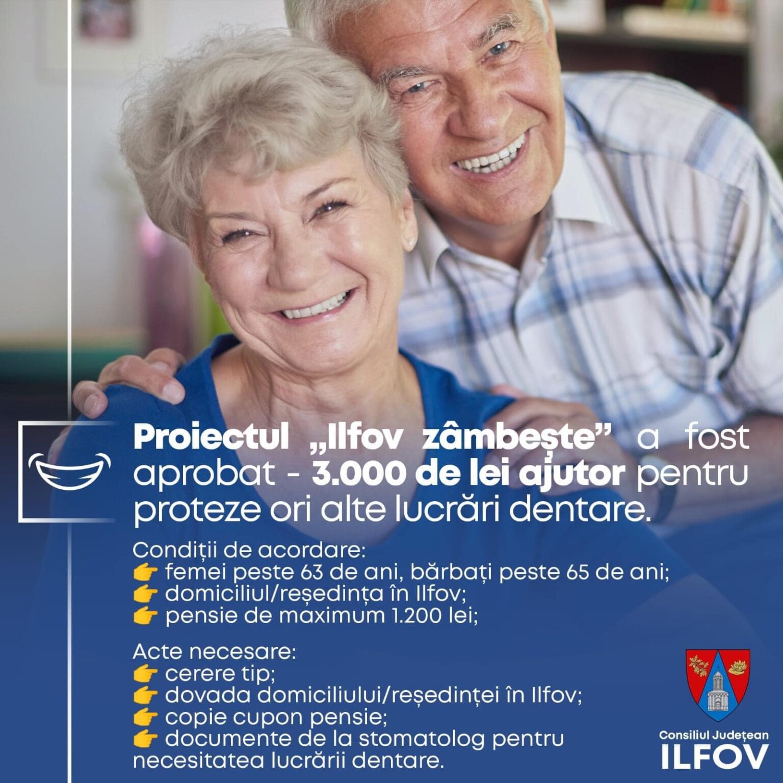 A fost aprobat proiectul „Ilfov zâmbeşte”