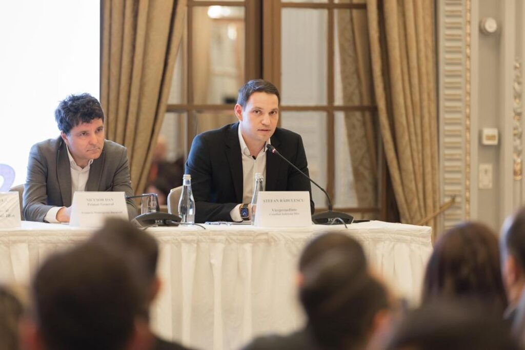 Vicepreşedintele CJ Ilfov, Ştefan Rădulescu, la evenimentul de lansare a Programului Regional Bucureşti-Ilfov 2021-2027