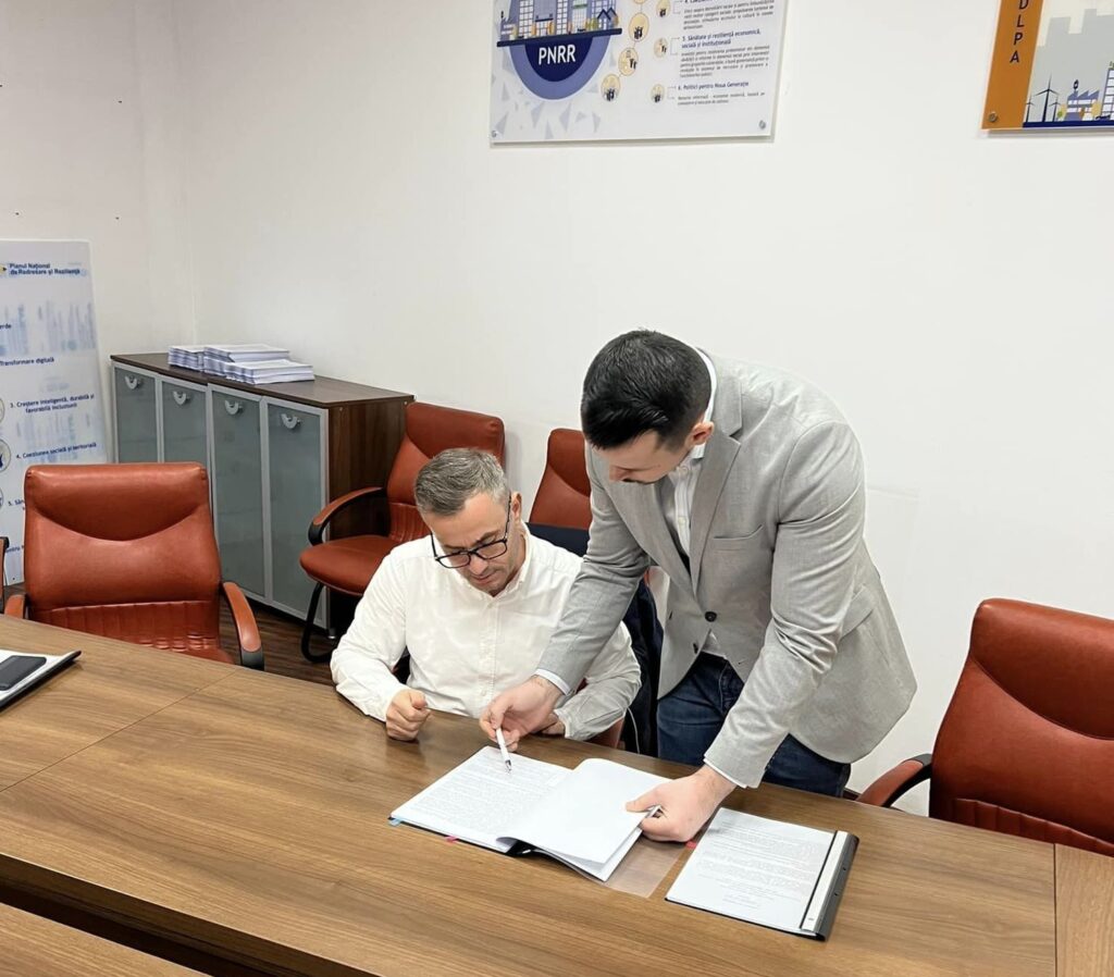 Primarul comunei Snagov, Anghel Mihai, a semnat noi contracte pentru proiecte prin PNRR