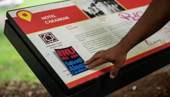 Se anunţă PROTESTE la Sinaia, în weekend, împotriva construirii unei parcări supraetajate Protest, la Sinaia, împotriva construirii unei parcări supraetajate Foto: Telegrama