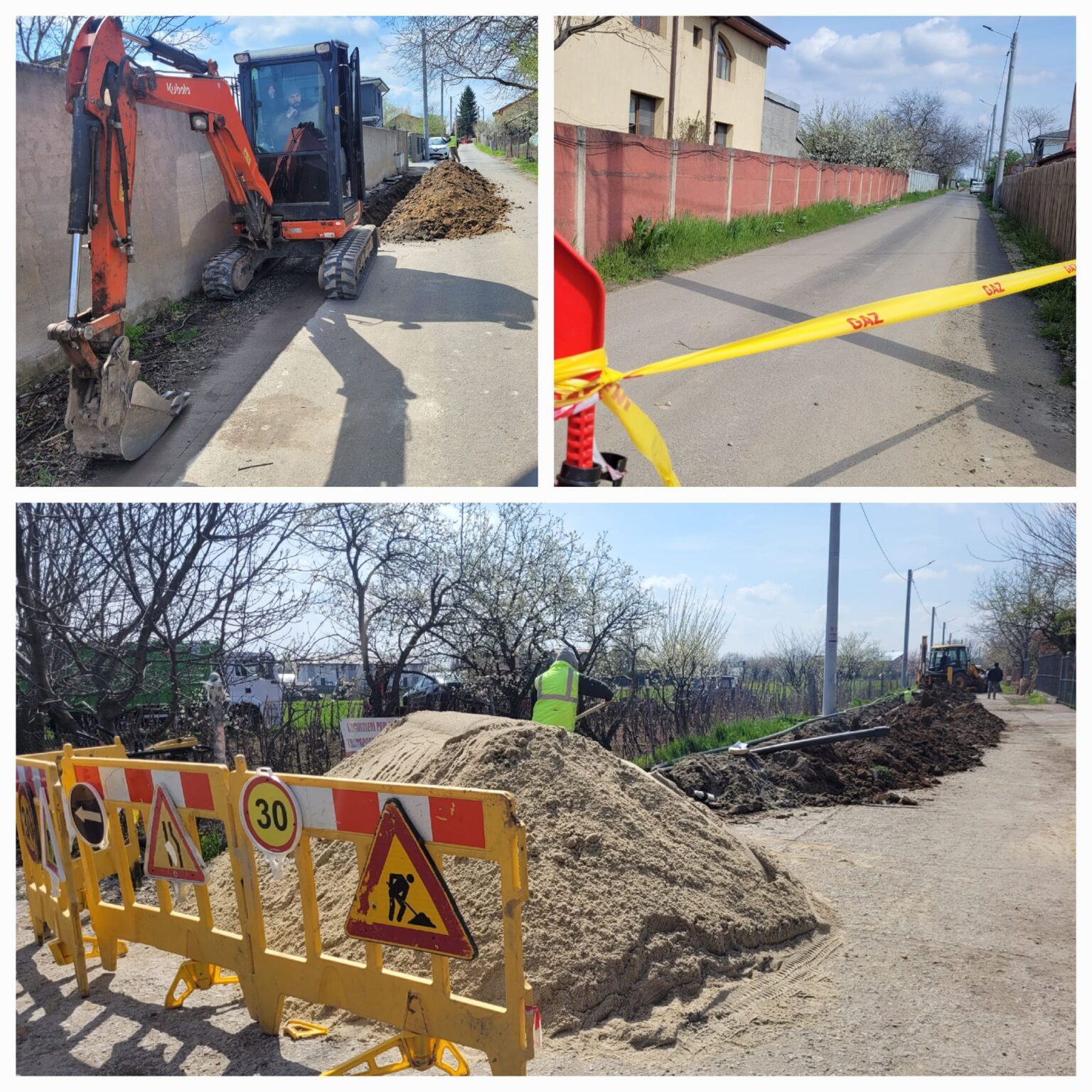 Continuă extinderea reţelei de gaze naturale, în Jilava Continuă extinderea reţelei de gaze naturale, în Jilava