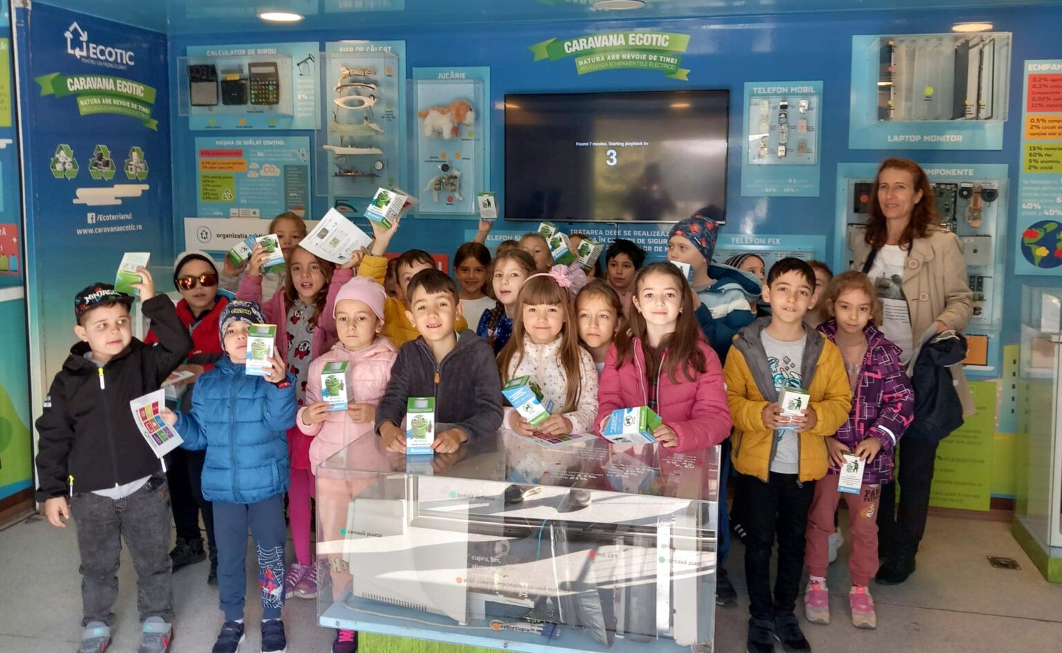 Caravana ECOTIC a poposit şi la Snagov