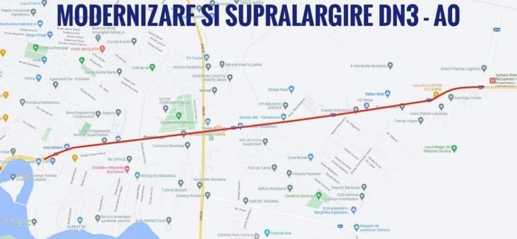 Nou proiect de infrastructură rutieră pentru regiunea Bucureşti-Ilfov