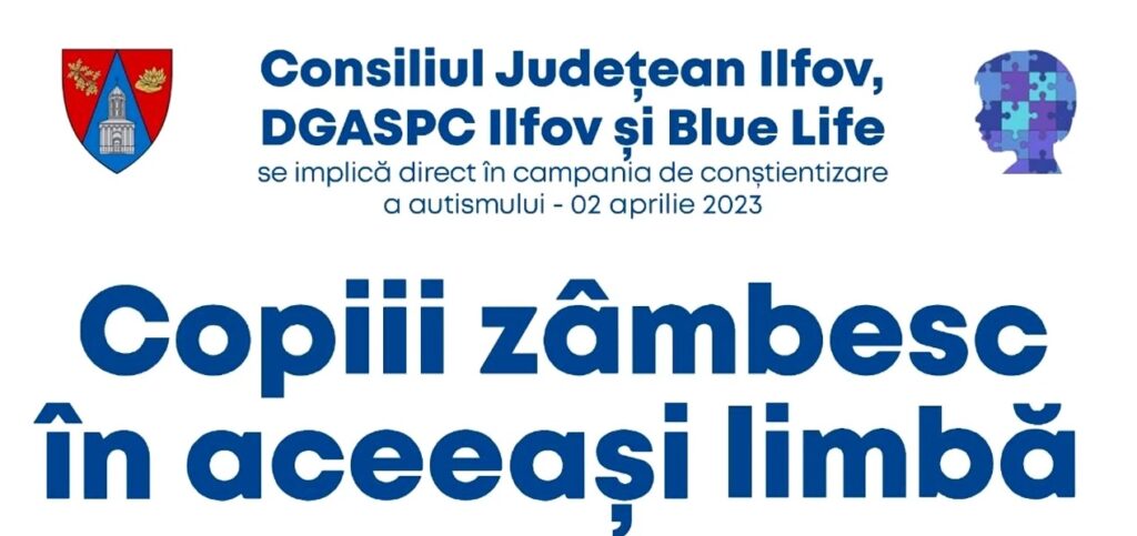 „Copiii zâmbesc în aceeaşi limbă”, proiect dedicat recuperării copiilor cu autism în Ilfov