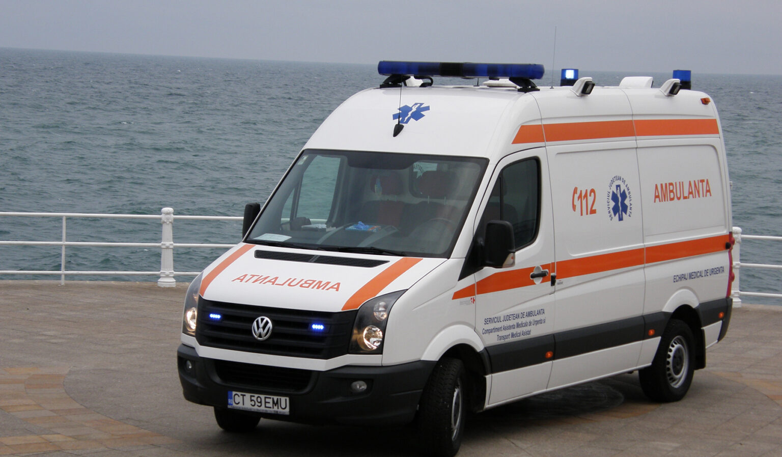 21 de turişti ai unei pensiuni din Costineşti au ajuns de urgenţă la spital Foto: SAJ Constanţa